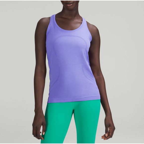Lululemon Swiftly Tech Racerback Tank Top 2.0 bundle Purple and Kelly Green - Picture 3 of 9